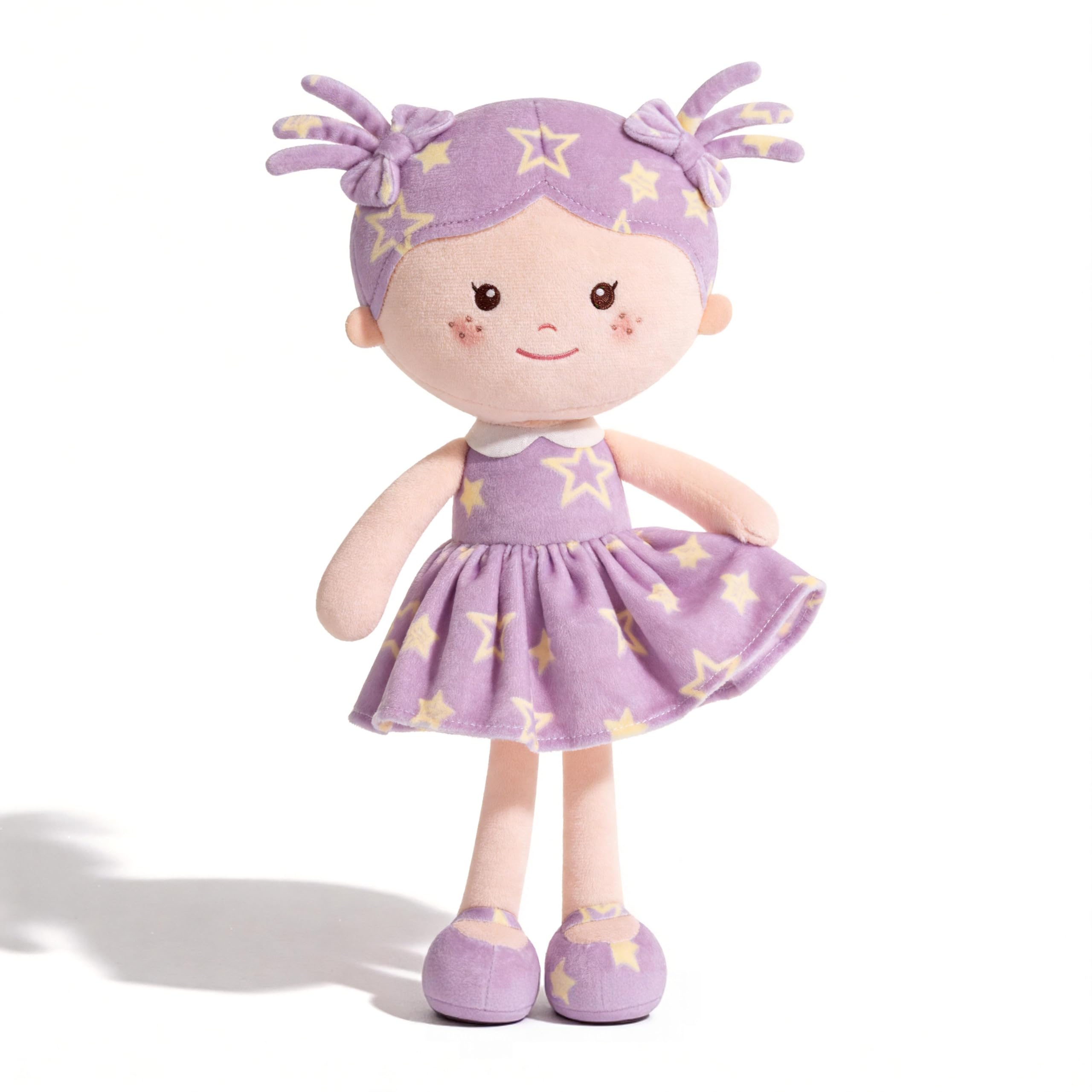 Onetoo Rag Doll Plush Baby Doll Star Dress