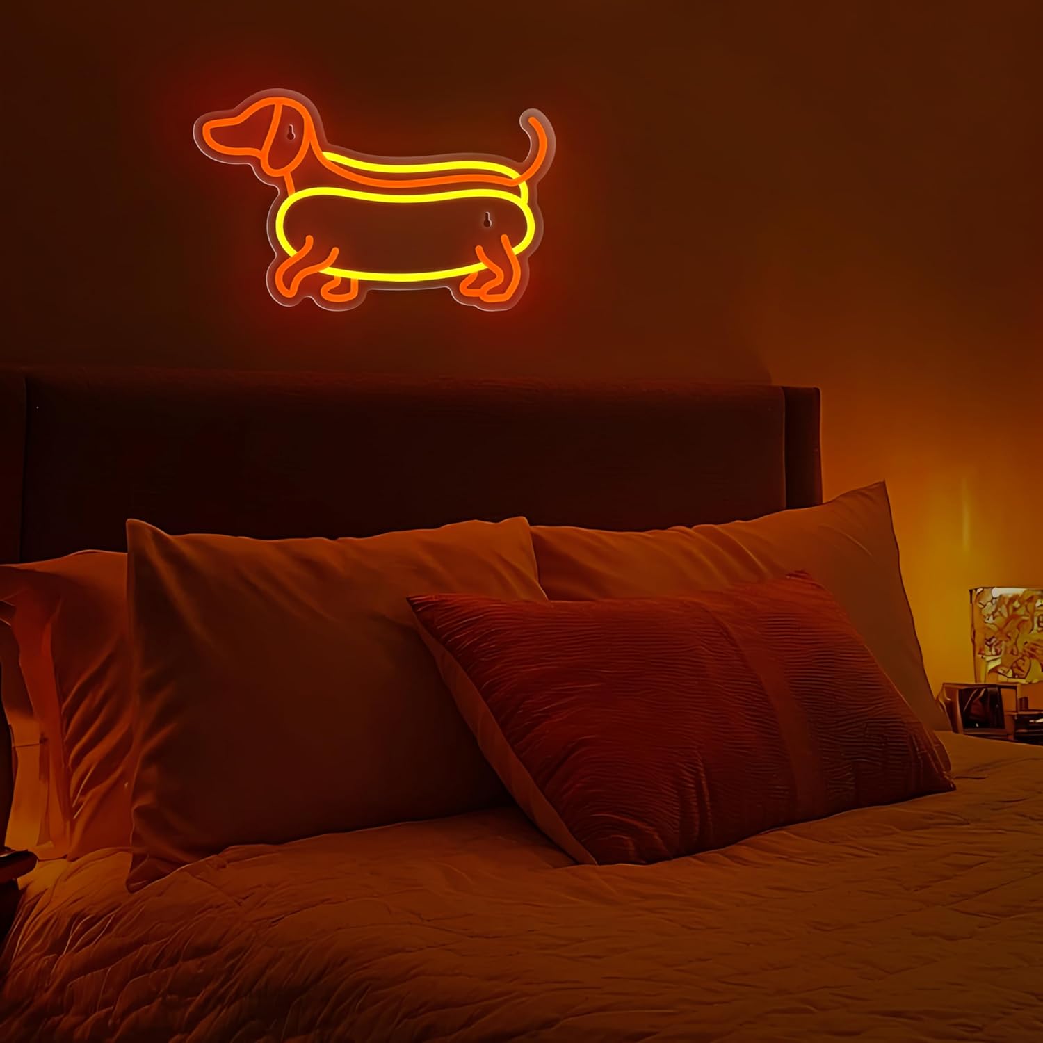 Dachshund Neon Sign Cute Dachshund Neon Light LED Sign for Wall Decor,Animal Wiener Dog Neon Sign for Kids Gifts Game Room Party Man Cave Birthday Gift - Image 7