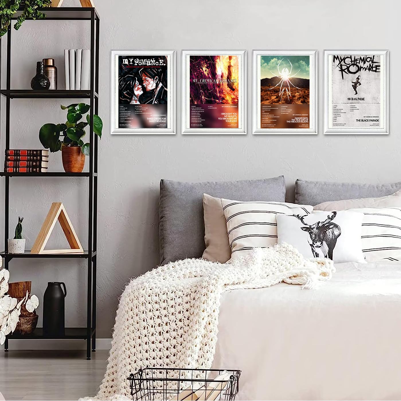 Billie Eilish Poster Set - 4 Leinwand Poster 20x30cm Ungerahmt