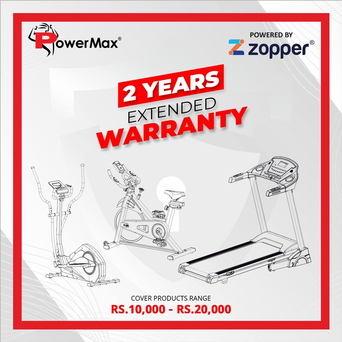 PowerMax 2 Year Extended Warranty Product Range (Rs.10,000 to 20,000)
