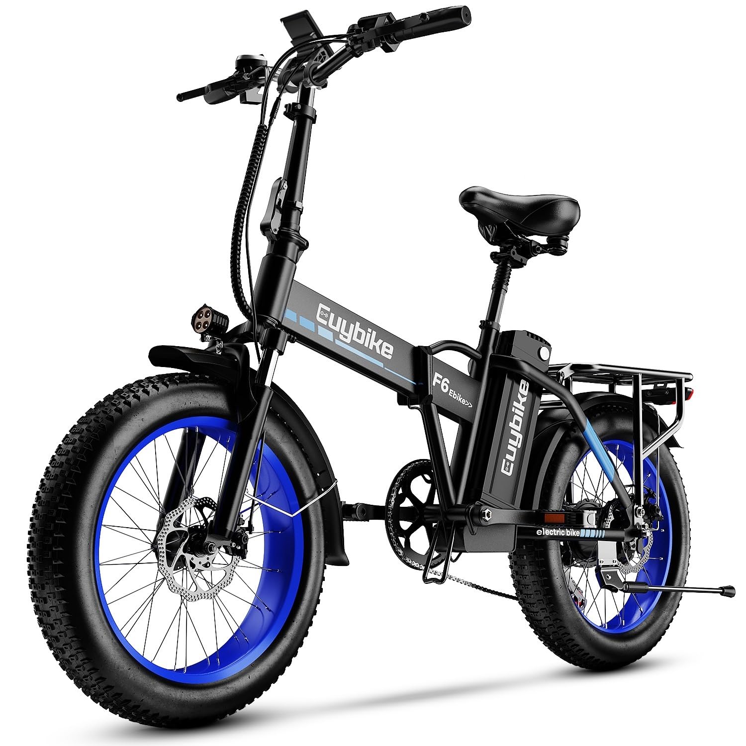 bluebiko 1000W Folding E-Bike Black