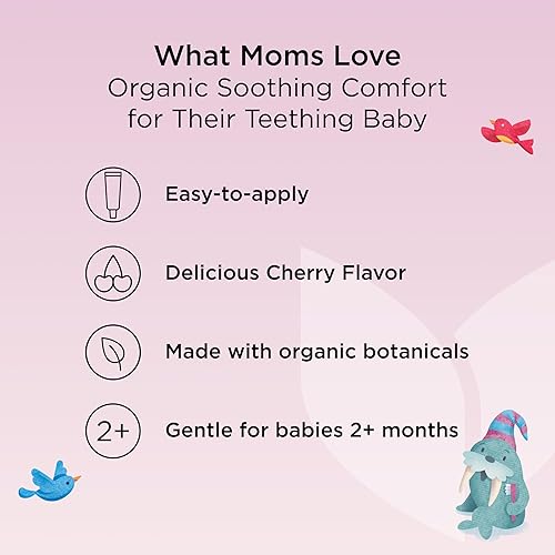 Miniatura 6 de Hyland's Naturals Baby - Paquete combinado de gel calmante orgánico de díanoche, alivio natural de las molestias orales, irritabilidad e hinchazón,