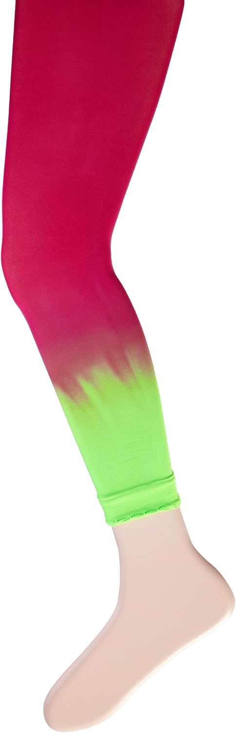 Jefferies Socks Girls 2-6X Dip Dye Footless Tights