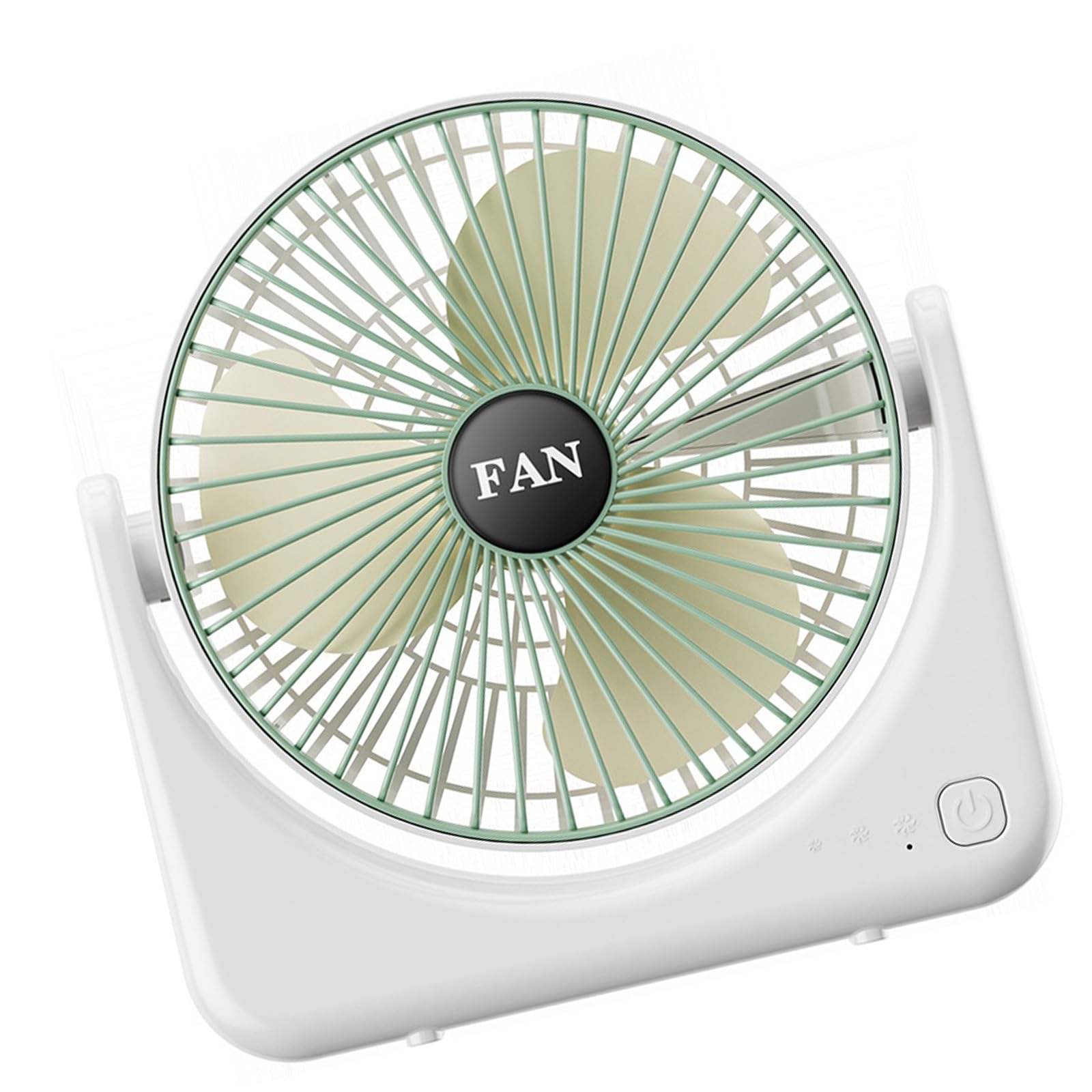 TFAOYS Multifuntional Powerful Fan Air Circulation Rechargeable Battery Fan ABS Texture for Bedroom and School Use Quiet Desk for Home