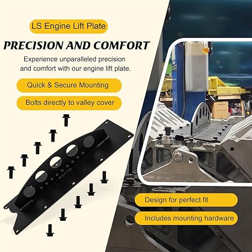 Miniatura 6 de Placa de elevación del motor LS para grúa de elevación del motor para Chevy LS LSX LS1 LS2 LS3 LQ4 6.0 6.2 5.3 4.8 Gen III IV 3 4