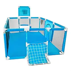 Cercado Grande Infantil Chiqueirinho Portátil Para Bebê Criança (Azul)
