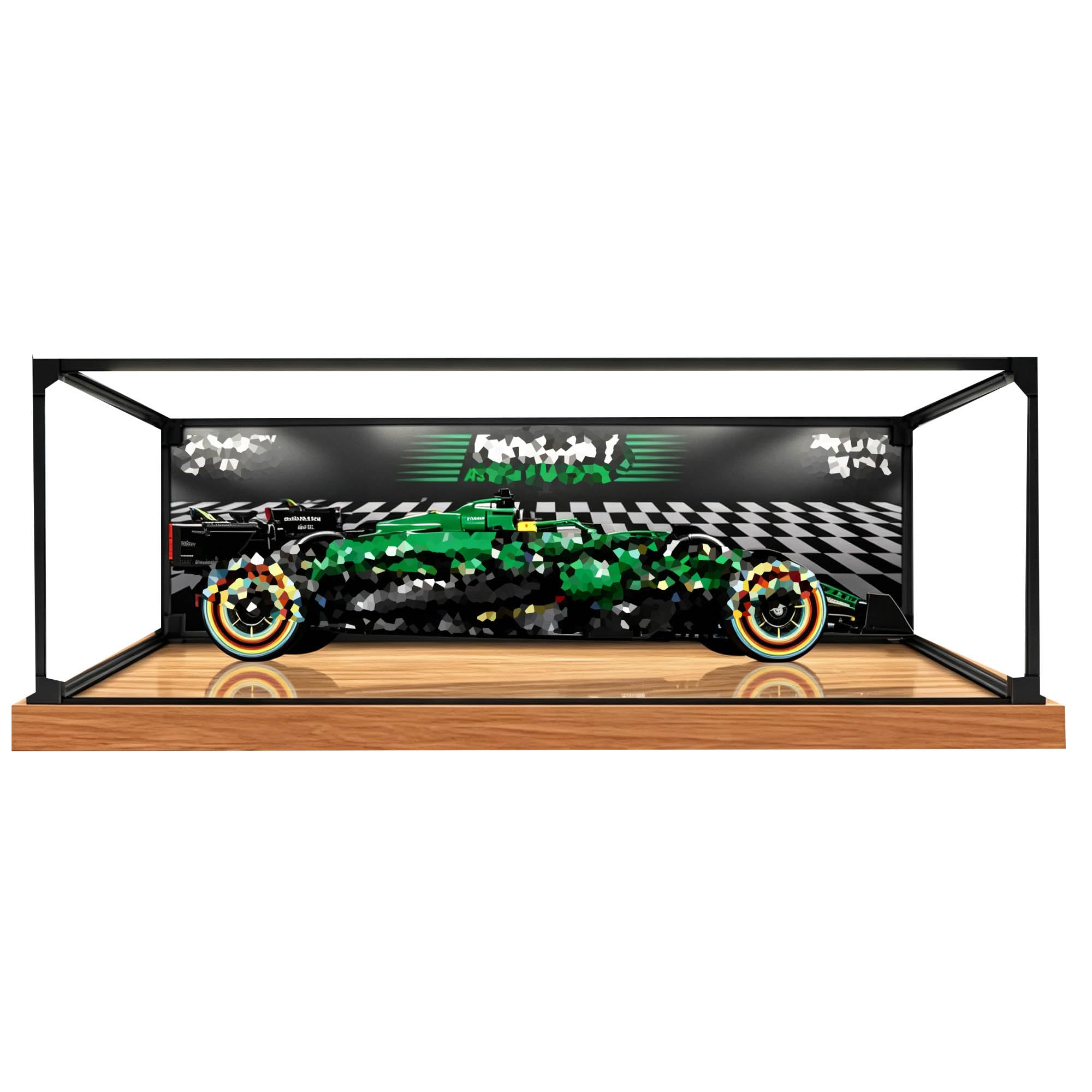 Clear Acrylic Display Case, Fits for for Le-go 42240 Sets (Style B)
