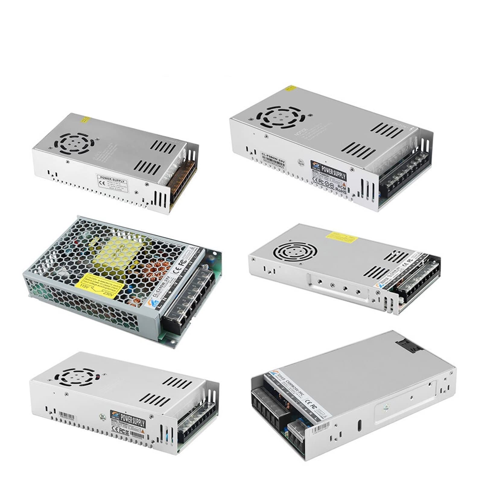 2. 4V15A360W. Schaltnetzteil Blu-5 Blu-3-Druckeradapter-LED-Streifen-Lichtstransformator 12V for 3D-Druckerteil CL-C / P360W24V für 3D Drucker, CCTV Computer Labor(CL-C240W-24V)