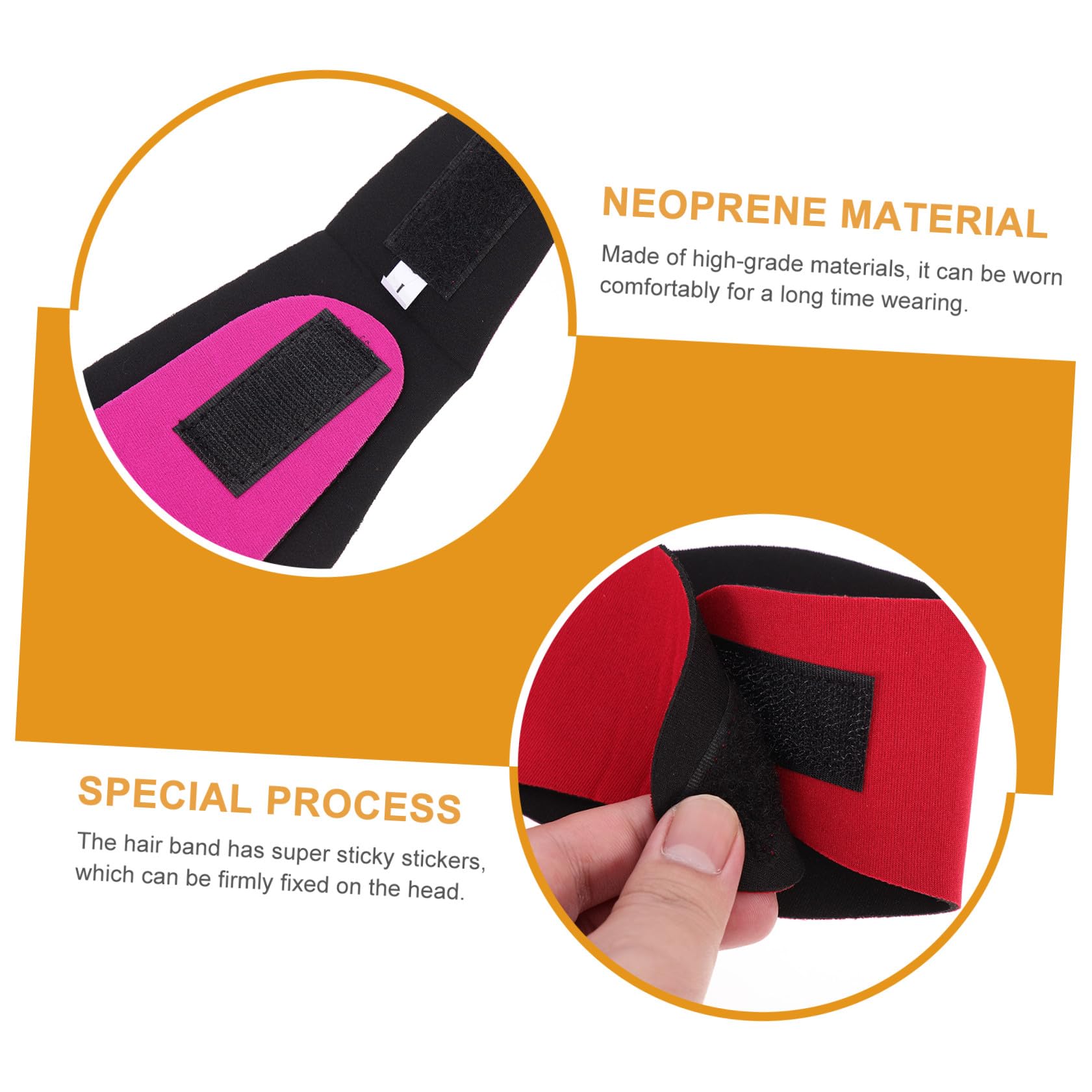 ABOOFAN 16piezas Banda Para Cabeza De Natación Ajustable y Transpirable Cubiertas De Oído Impermeables Para Adultos y Protector De Oídos Para Baño y Actividades Acuáticas