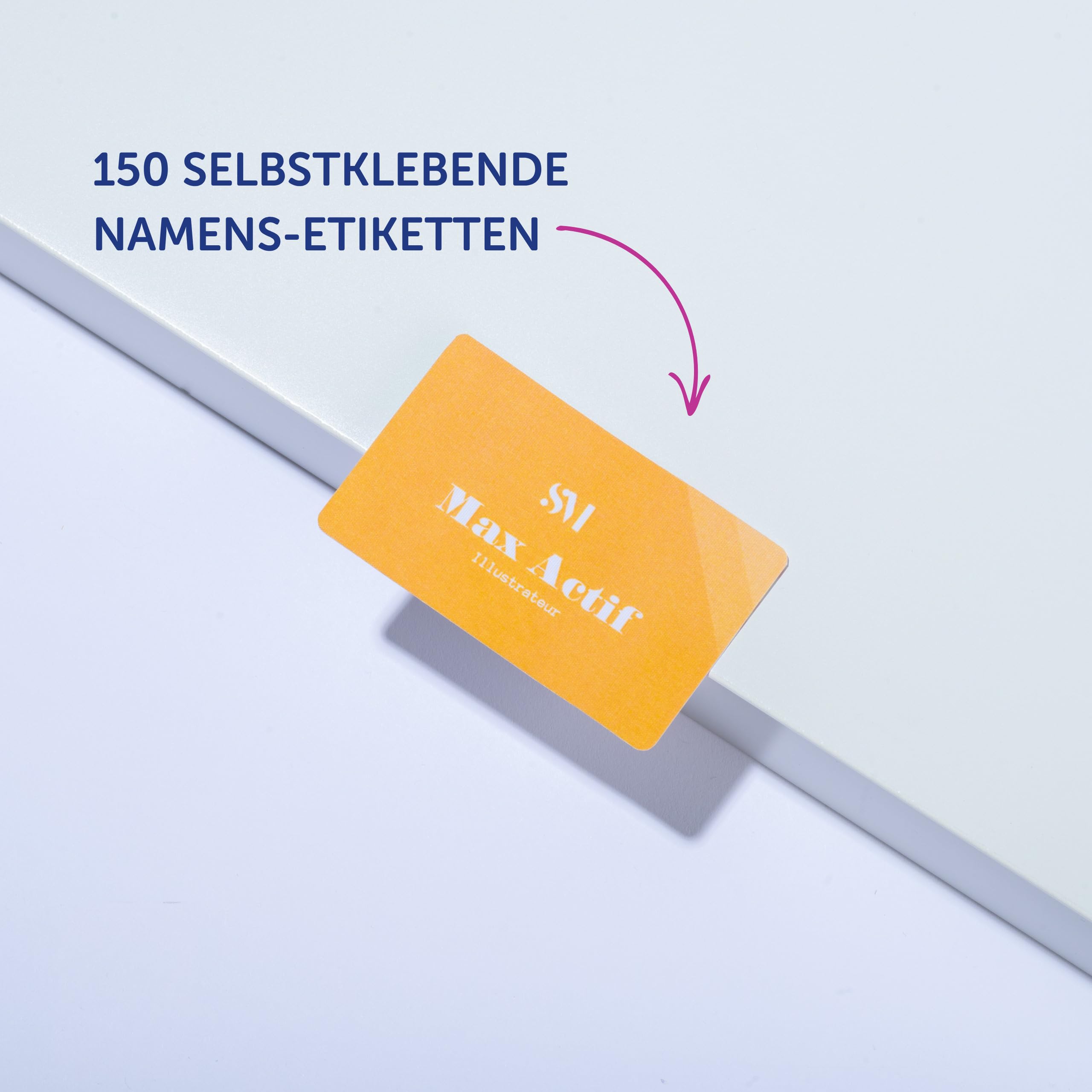 AVERY Zweckform J4785-20 Namensetiketten 200 Stück 80x50mm selbstklebend bedruckbar für Inkjetdrucker weiß