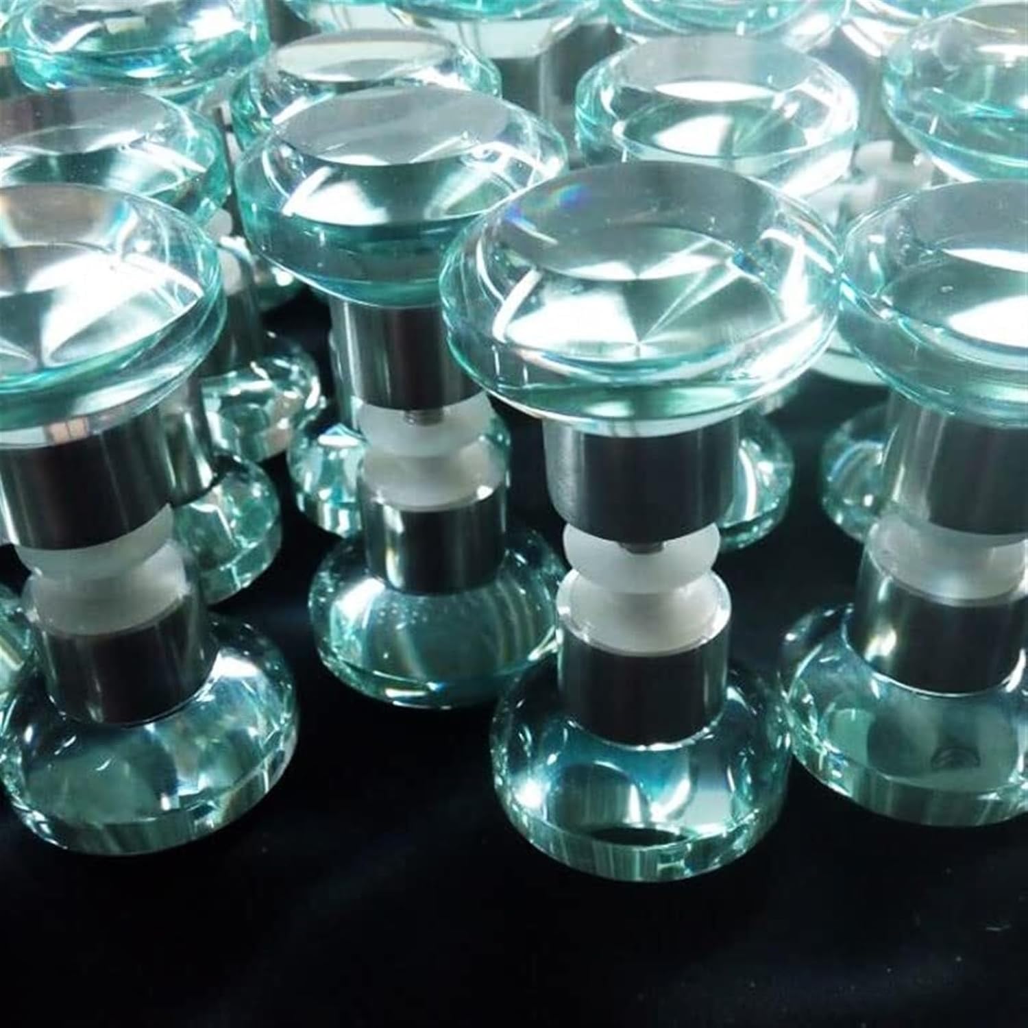 Handle,Glass knob Handle,Crystal knob Handle,Knob Handle,Pull Handle,Glass Handle,Door Handle,Furniture Handle (Color : A, Size : 2.5cm)