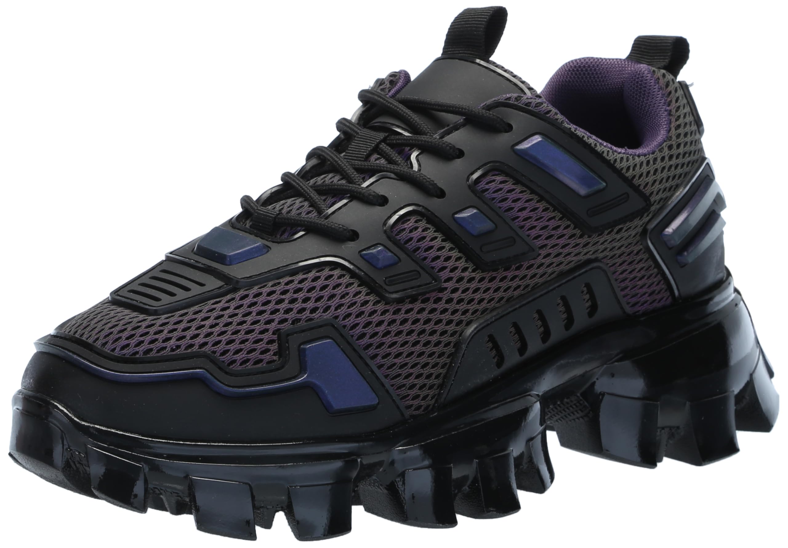 Steve Madden Men's Ponce Sneaker, Black Multi, 11.5 UK