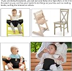 Siège haute chaise Harness Portable Salle à manger Siège de sécurité avec sangle pour accessoires de voyage