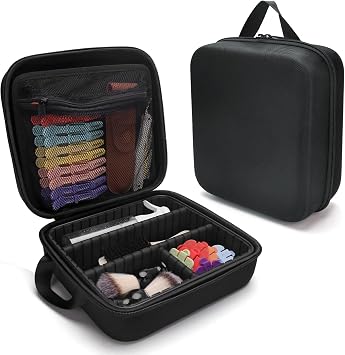Barber Carrying Case, Barber Case, Stylist Tool Box Professional Salon Hair Cutting Grooming Kit Storage Organizer for Clippers, Scissors, Barber Tools Small