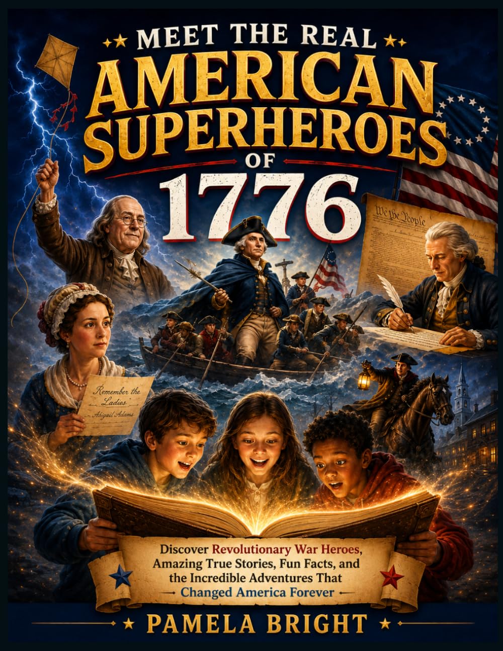 MEET THE REAL AMERICAN SUPERHEROES OF 1776: Discover Revolutionary War Heroes, Amazing True Stories, Fun Facts, and the Incredible Adventures That Changed America Forever