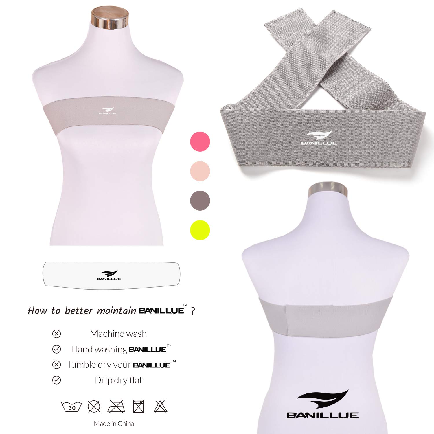 Buy BANILLUE Breast Support Sport Band,Adjustable Breast Stabilizer