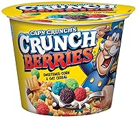 Vista 6 de Quaker - Cereales Cap'n Crunch para el desayuno, sabor original, tazas individuales de 1.3 onzas, paquete de 12