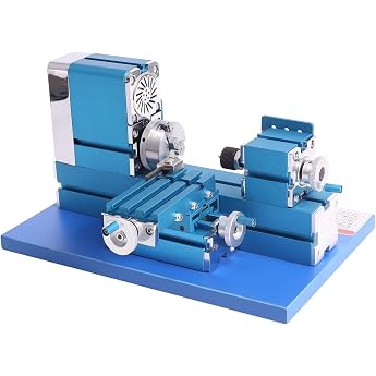 Universal Mini Metal Lathe 36W Lathe Motorised Metalworking DIY CNC Tool Woodworking for Education Model Making W10003M AC100V240V 20000RPM