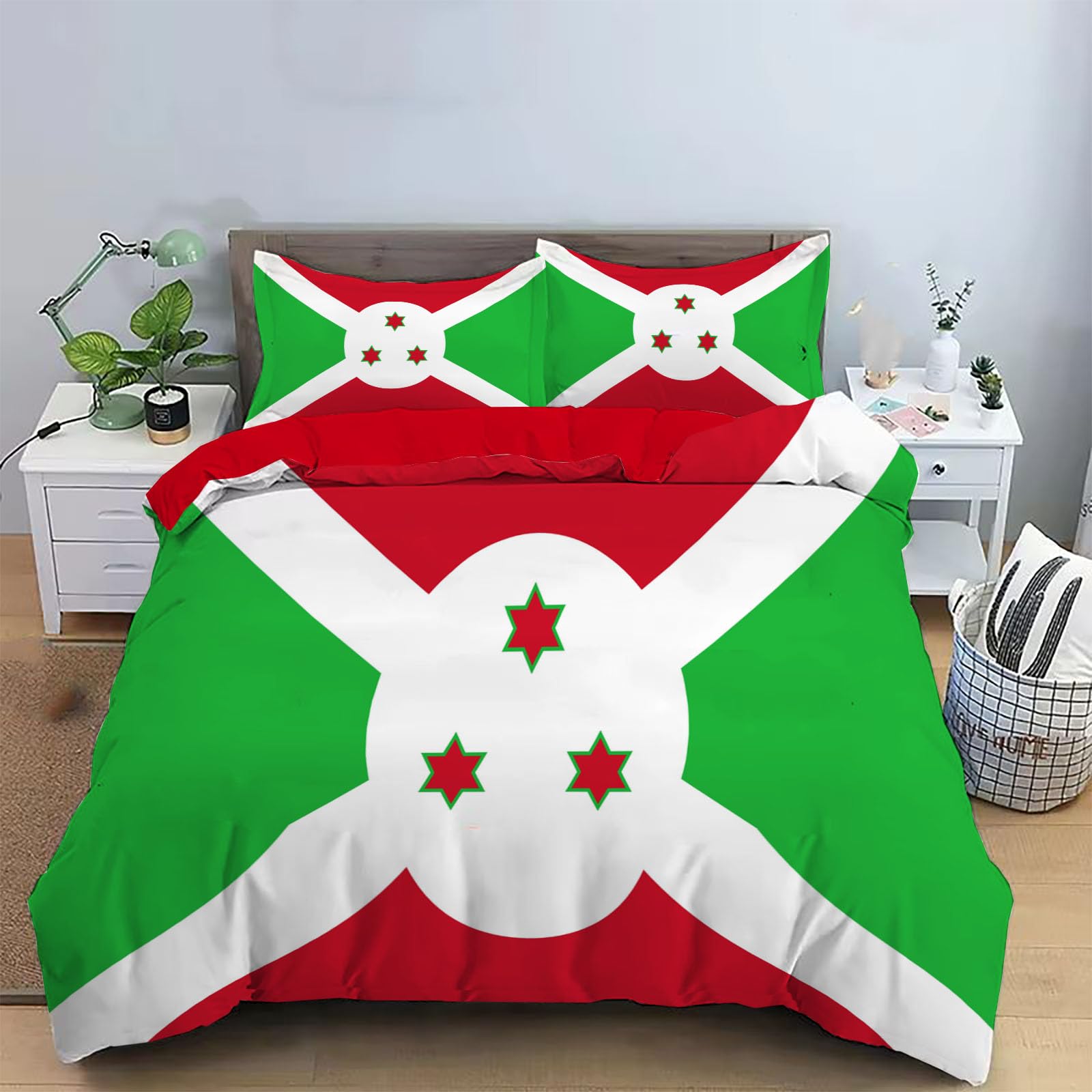 Housse de couette fermeture éclair Burundi pour éliminer la corvée du changement de lit