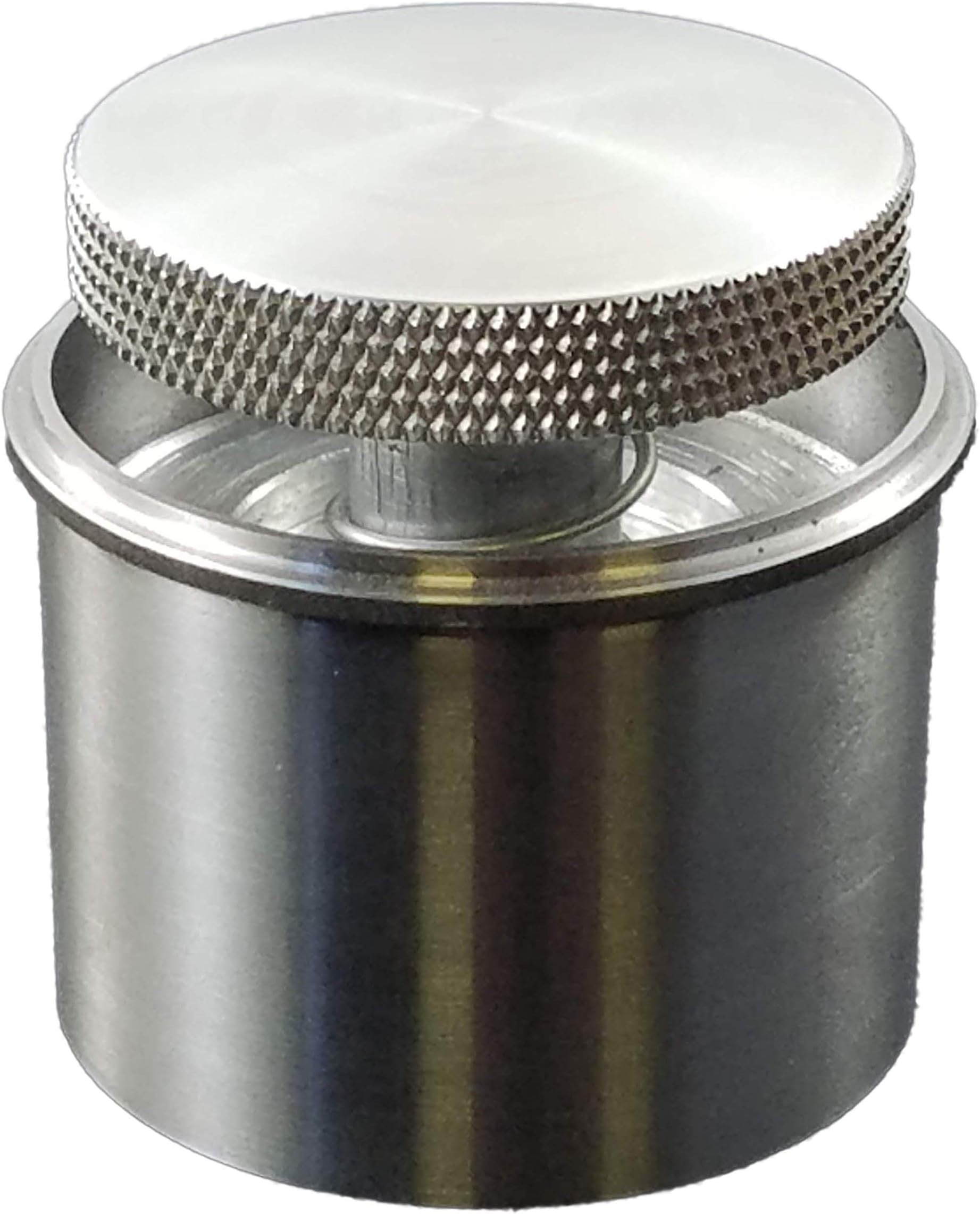 Rullo Mini Stealth Paintable Raw Aluminum Pop Up Gas Cap w/ Steel Weld in Bung