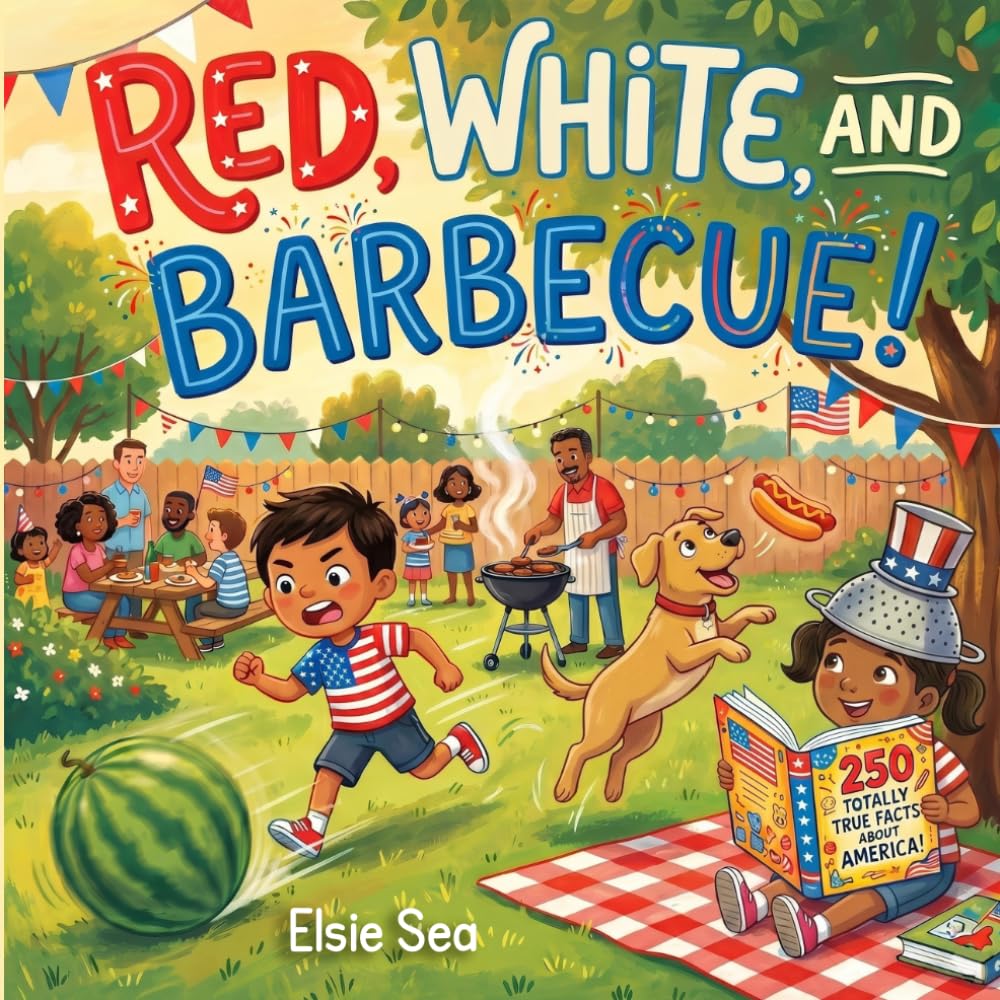 Red, White, and BARBECUE!: A Funny Fourth of July Story with Amazing American History Facts for Kids