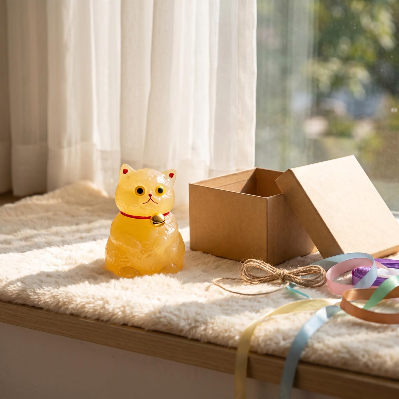 1 Stück Squishy Spielzeug Dunkeln leuchtende Katze, Sensory Stress Toy mit Maltose gefüllt, Squeeze Toy für Kinder und Erwachsene ADHD Autismus Entspannen Linderung von Angst