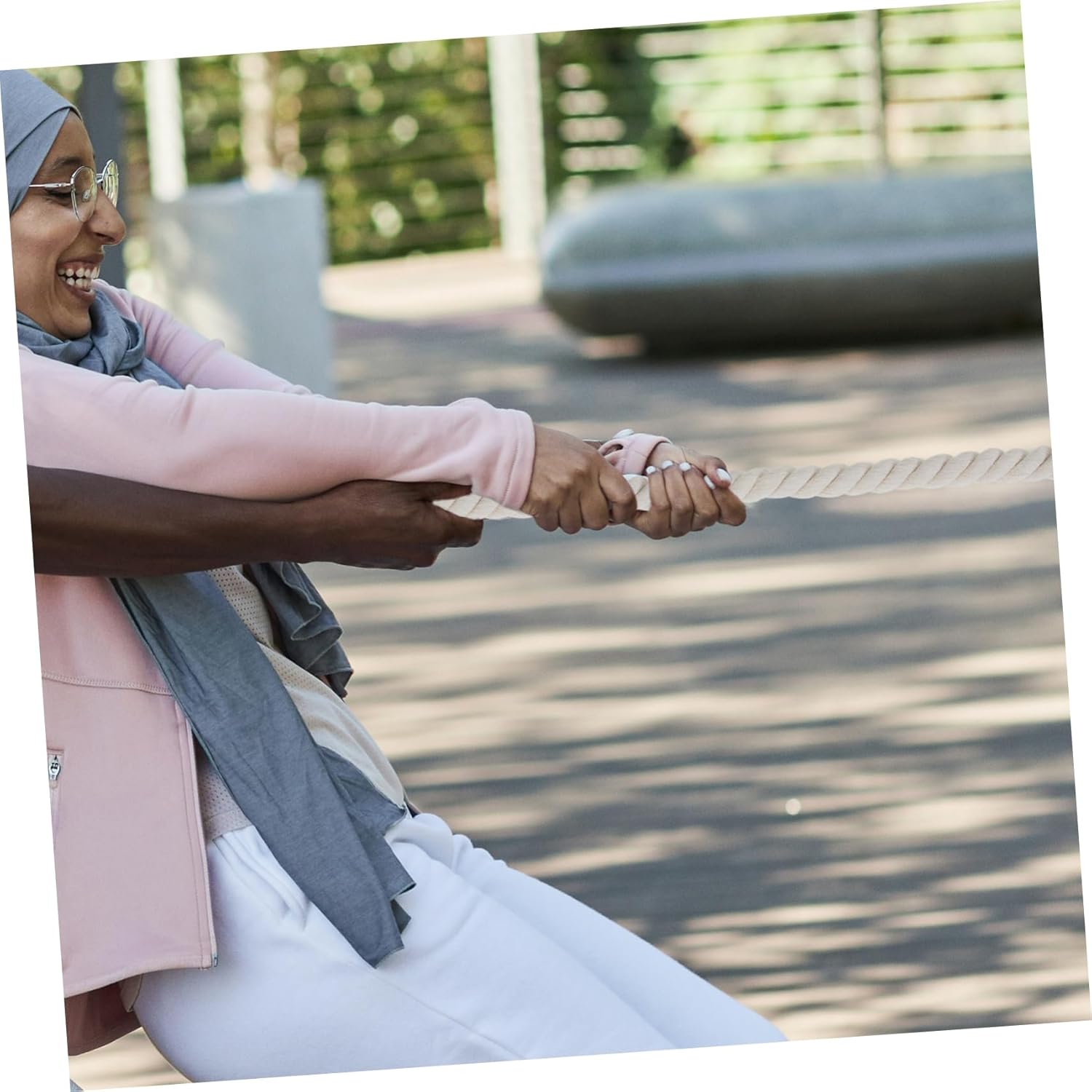 UPKOCH Tug of War Rope Thick Pulling Rope Fun Competition Tug Rope Tug Game Rope Garden Family Heavy Duty for