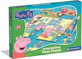 Comprar Clementoni - Puzzle Interactivo de Peppa Pig para Suelo- 24 Piezas, Pen Interativa, Desarrollo Autonomía y Concentración, 3+ Años, 62x42 cm, 16688