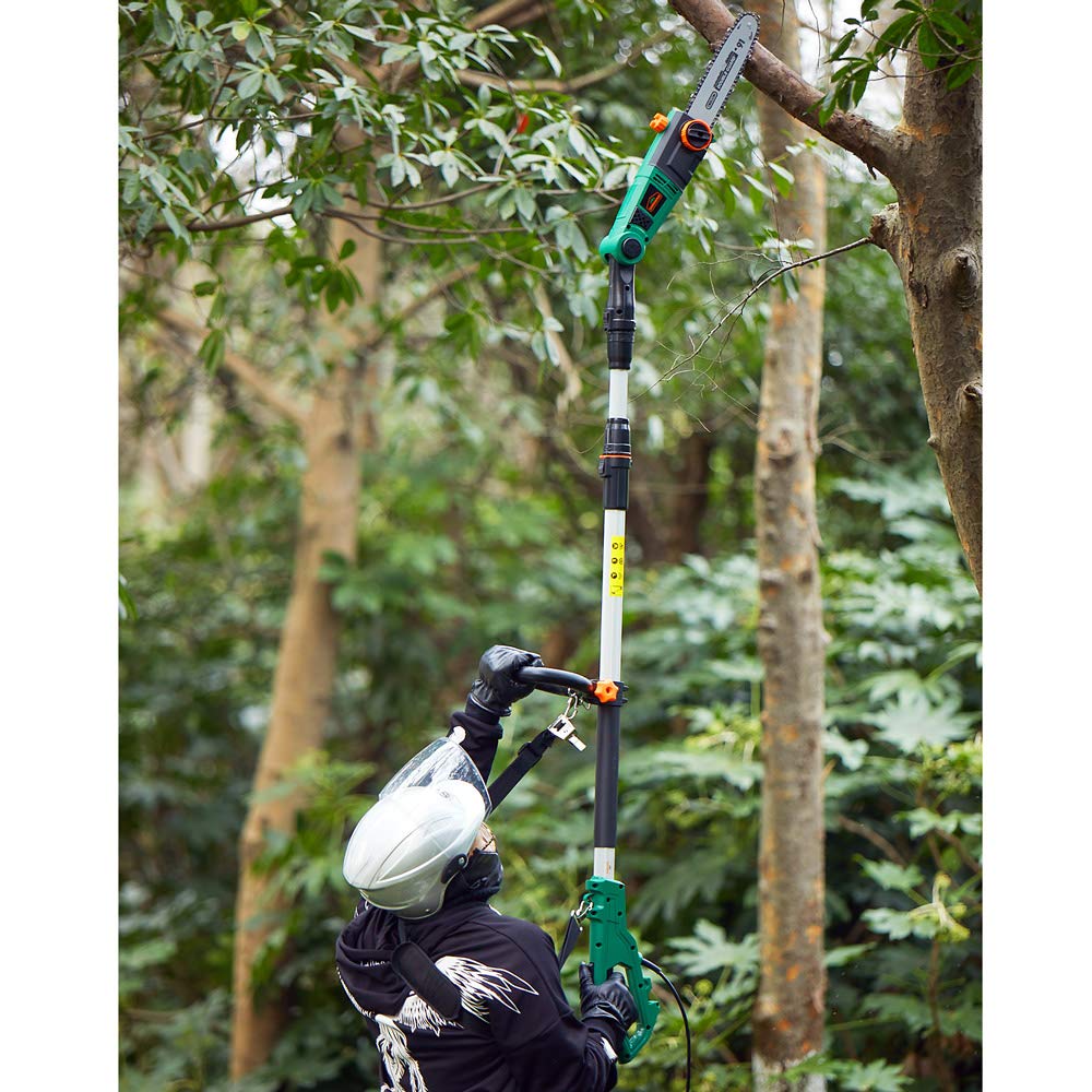 GARDEBRUK® Hochentaster ASX 900 750 W ergonomischer Griff 26 cm Schwertlänge verstellbar Teleskop Astsäge Kettensäge