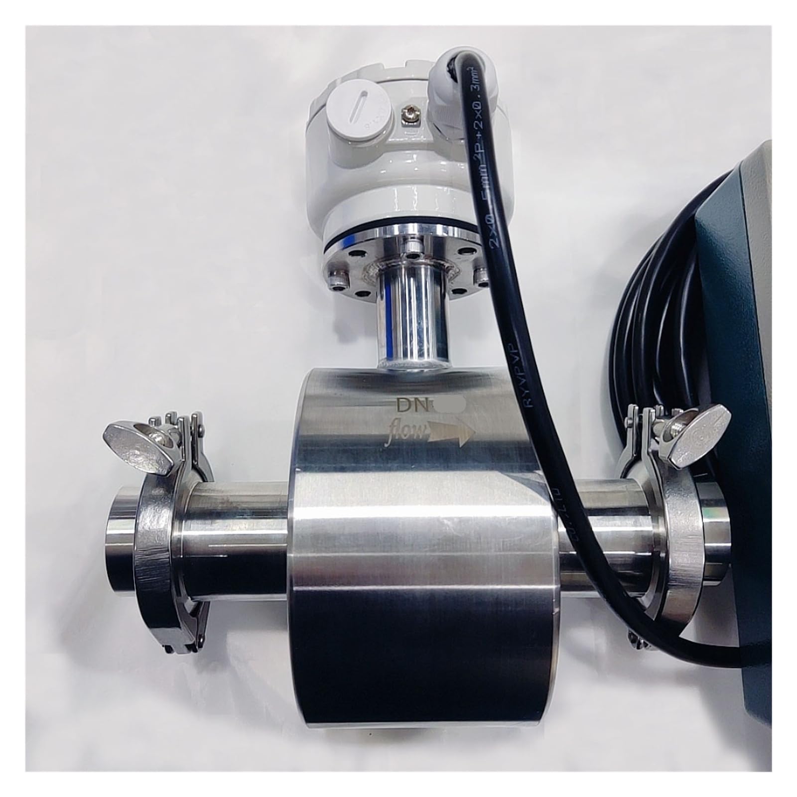 Débitmètre électromagnétique à pince for liquides et produits chimiques en acier inoxydable(32)