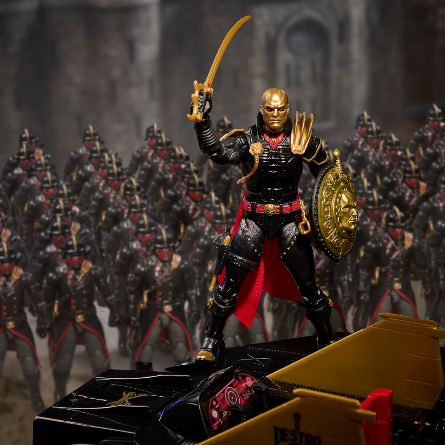 G.I. Joe Classified Series #203, Destro & Iron Grenadier Despoiler, Collectible 6 Inch Action Figure and Vehicle Set