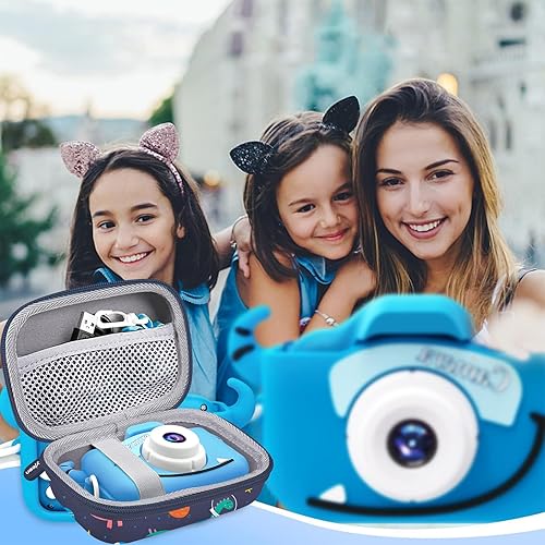 Miniatura 7 de Leayjeen Funda para cámara infantil compatible con SecktonGKTZOZMIHANGRUIVATENICLangwolf y más cámaras digitales para niños, juguetes para Pascua,