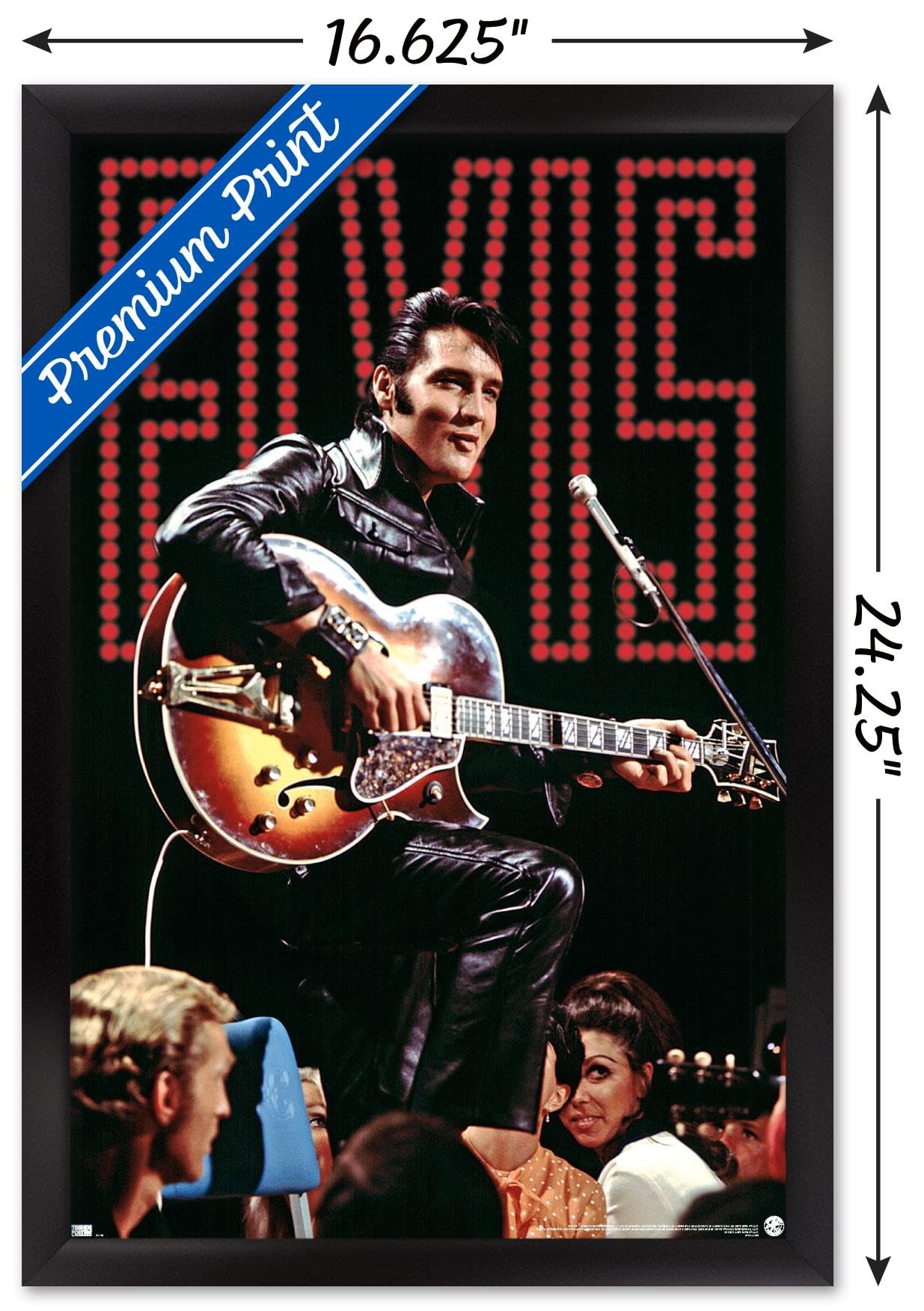 Amazon.com: Elvis Presley - 68 Concert Wall Poster, 22.4L