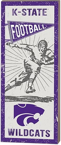 KH deportes ventilador 7"x 18" Kansas State Wildcats Vintage Player