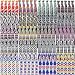 Mybigqueen No Crease Ouchless Elastics Styling Accessories Ribbon Hair Ties Ponytail Holders Bows Rubber Bands Fold Over Elastic For Women Girls Prints 100 ties