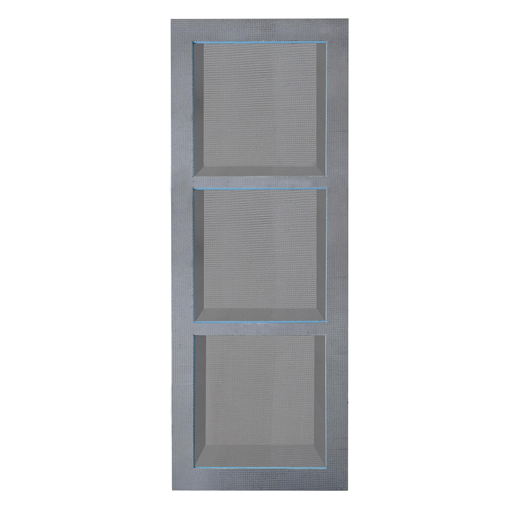 Kitbags & Lockers Black Shower Bathroom Niche Tileable Alcove Recessed Waterproof Shelf Storage Wetroom Organiser Thermal Tile Backer Board Nass Nassboard (42In/1067Mm × 16In/406Mm – 2 Shelves)