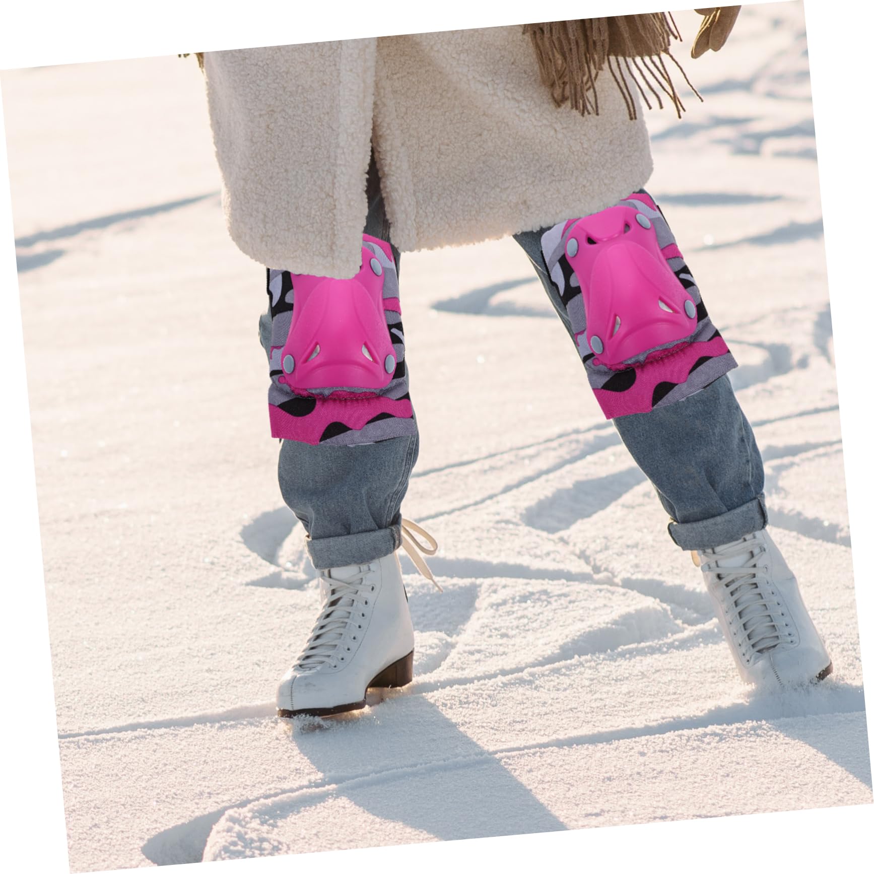 KICHOUSE Climbing Skating Boys and Girls Set of Knee Elbow Hand Pads Child Protector Comfortable