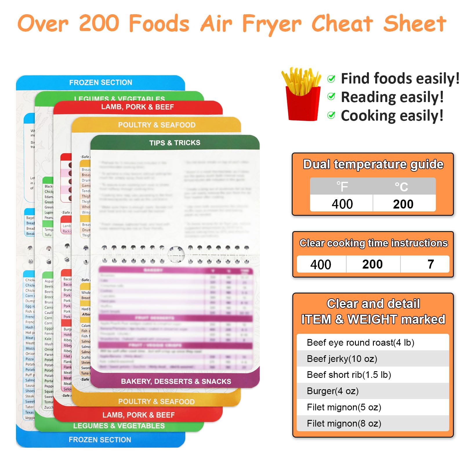 Air Fryer Liners with Magnetic Cheat Sheet - 2 Pack -4 Air Fryer Liners with Magnetic Cheat Sheet - 2 Pack -4