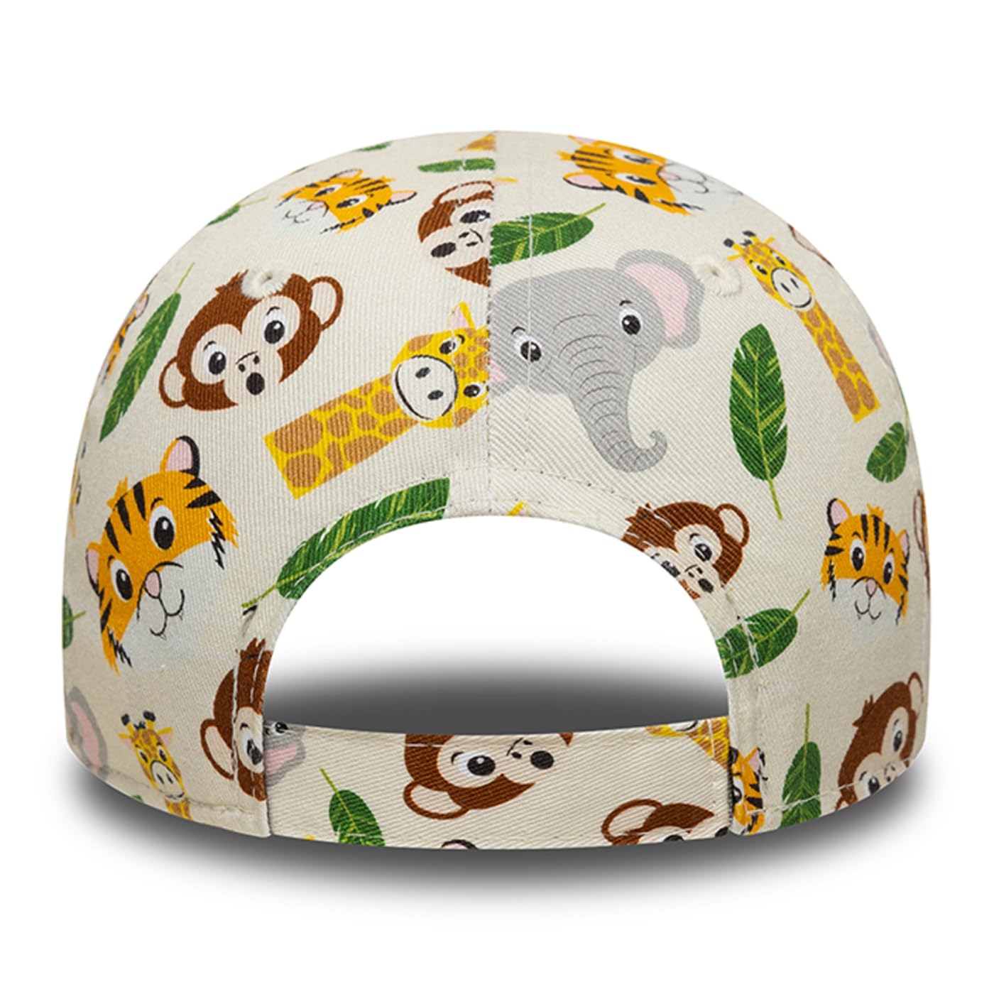 New Era Czapka dziecięca 9FORTY Animal Safari, beżowa, jeden rozmiar