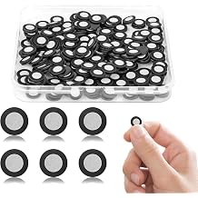 300PCS 3D Scanner Markers, Magnetic Reference Points for Scanning, Diffuse Reflective Positioning Targets, Reusable Tracking Dots for 3D Printing & Reverse Engineering Inner 6.0 mm Outer 10 mm