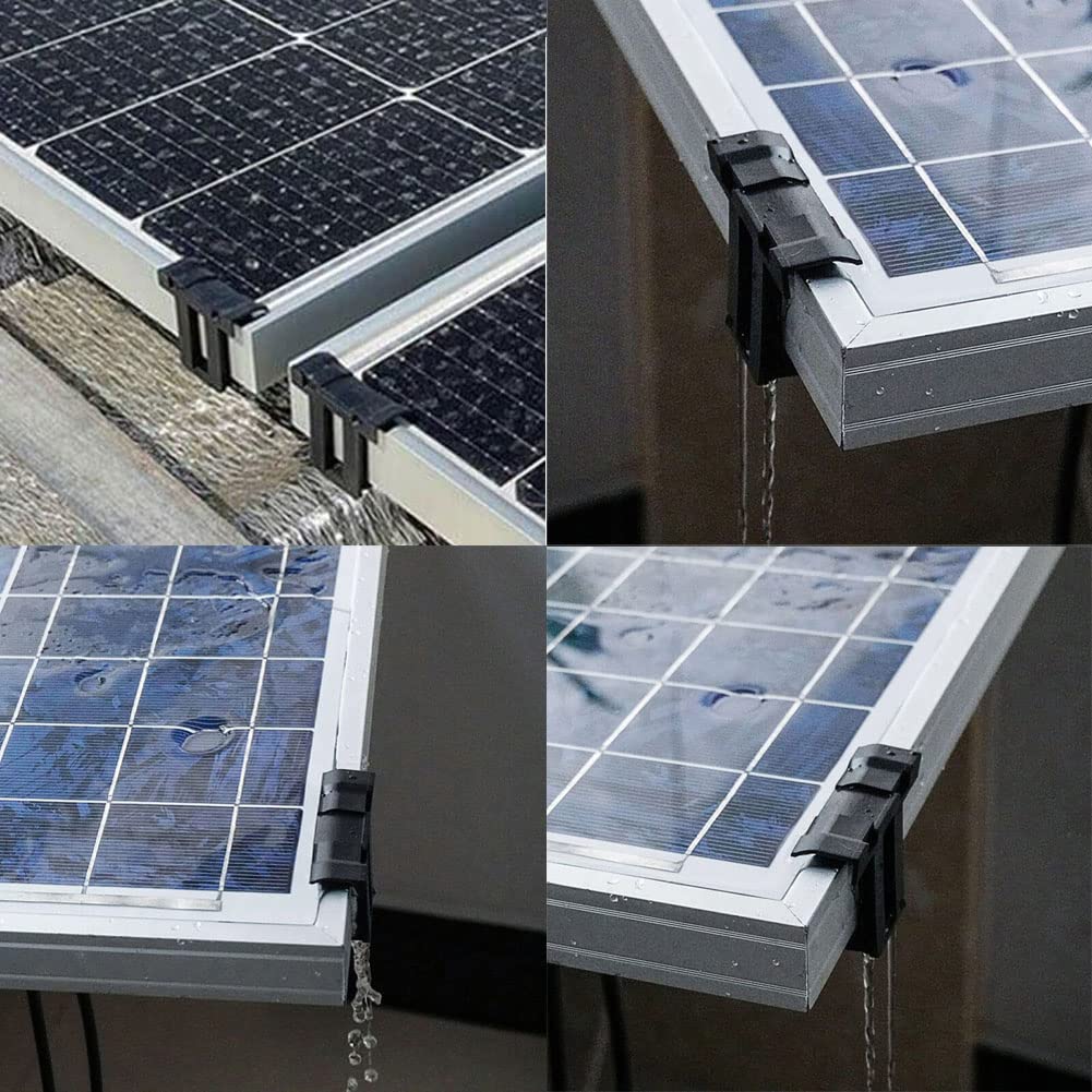 30 pz 35mm Pannello Solare Lato Acqua Clip di Drenaggio, Moduli