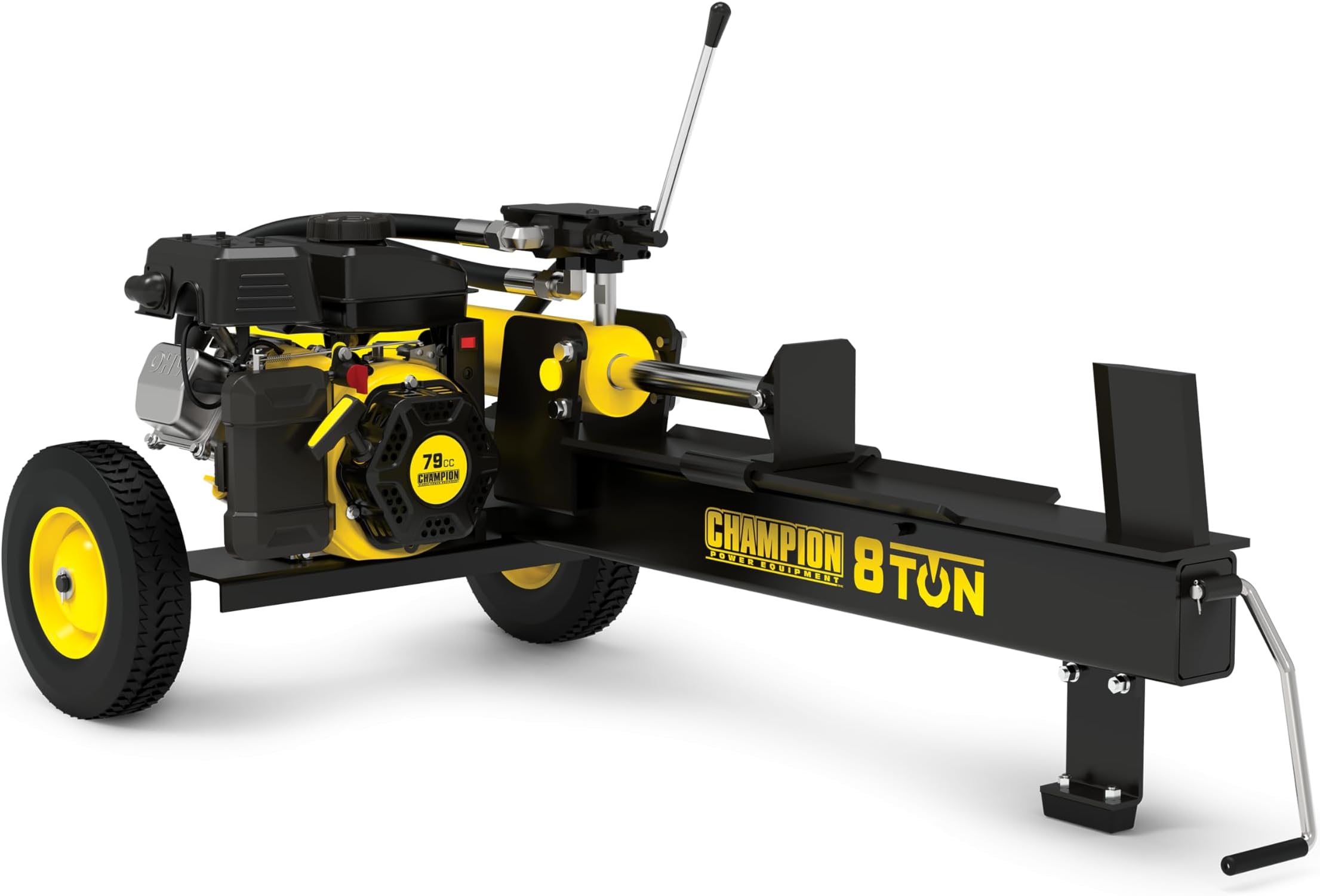 8-Ton Compact Horizontal Gas Log Splitter with Auto Return