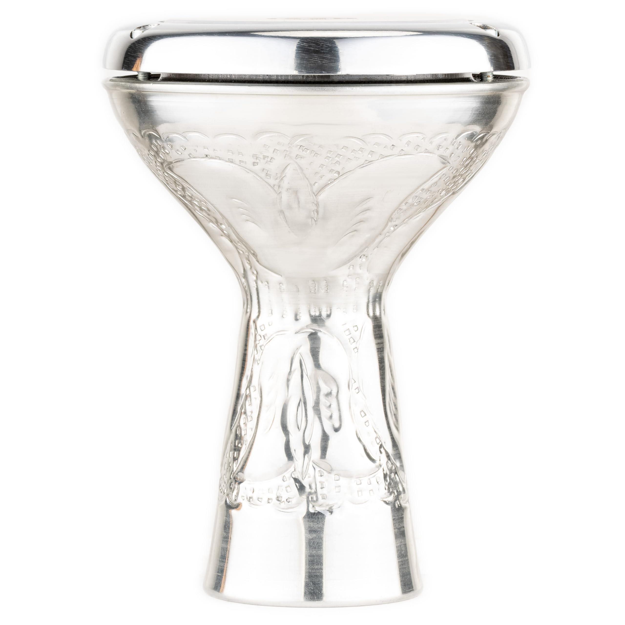Meinl Percussion Mini Series Doumbek - Mini Handtrommel - Mit Kunststofffell - Durchmesser 4 Zoll - Aluminium, Silber (HE-1030)