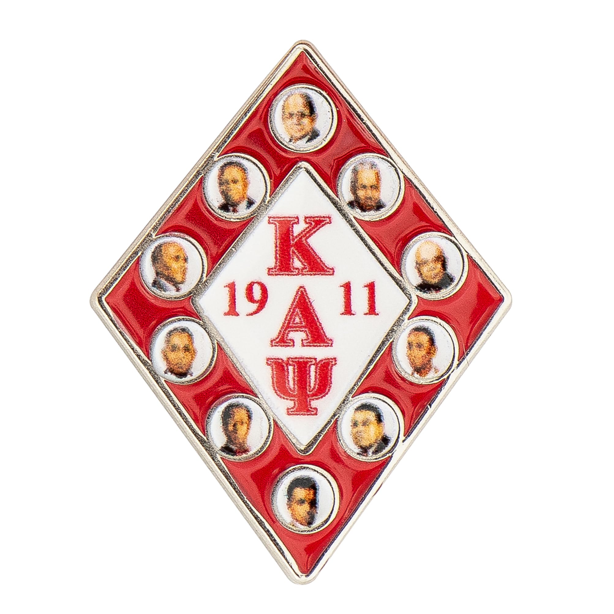 Desert CactusKappa Alpha Psi Lapel Pin KAP D9 Nupe Founder Divine 9 Nine Fraternity Logo Enamel Greek Letters Formal Wear Blazer Jacket (Founders Pin)