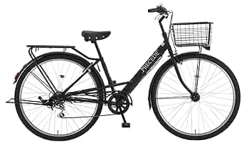PRECEDE シティサイクル（白）／前カゴ・荷台付き PRECEDE シティサイクル（白）／前カゴ・荷台付き PRECEDE