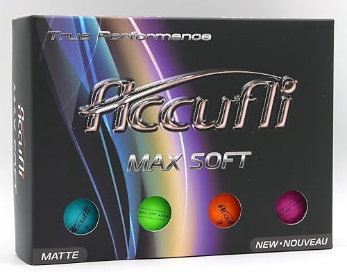 ACCUFLI Pelotas de golf Max suaves