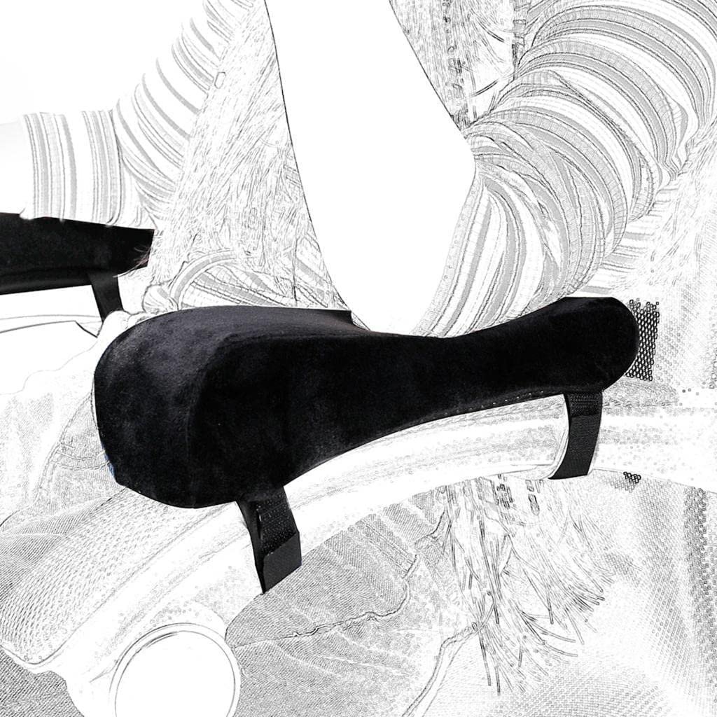 Tatami siège Coussin for Chaise de Plancher Coussin de siège, Coussinets d'accoudoir et Coussins de coude en Mousse à mémoire (Color : Black)