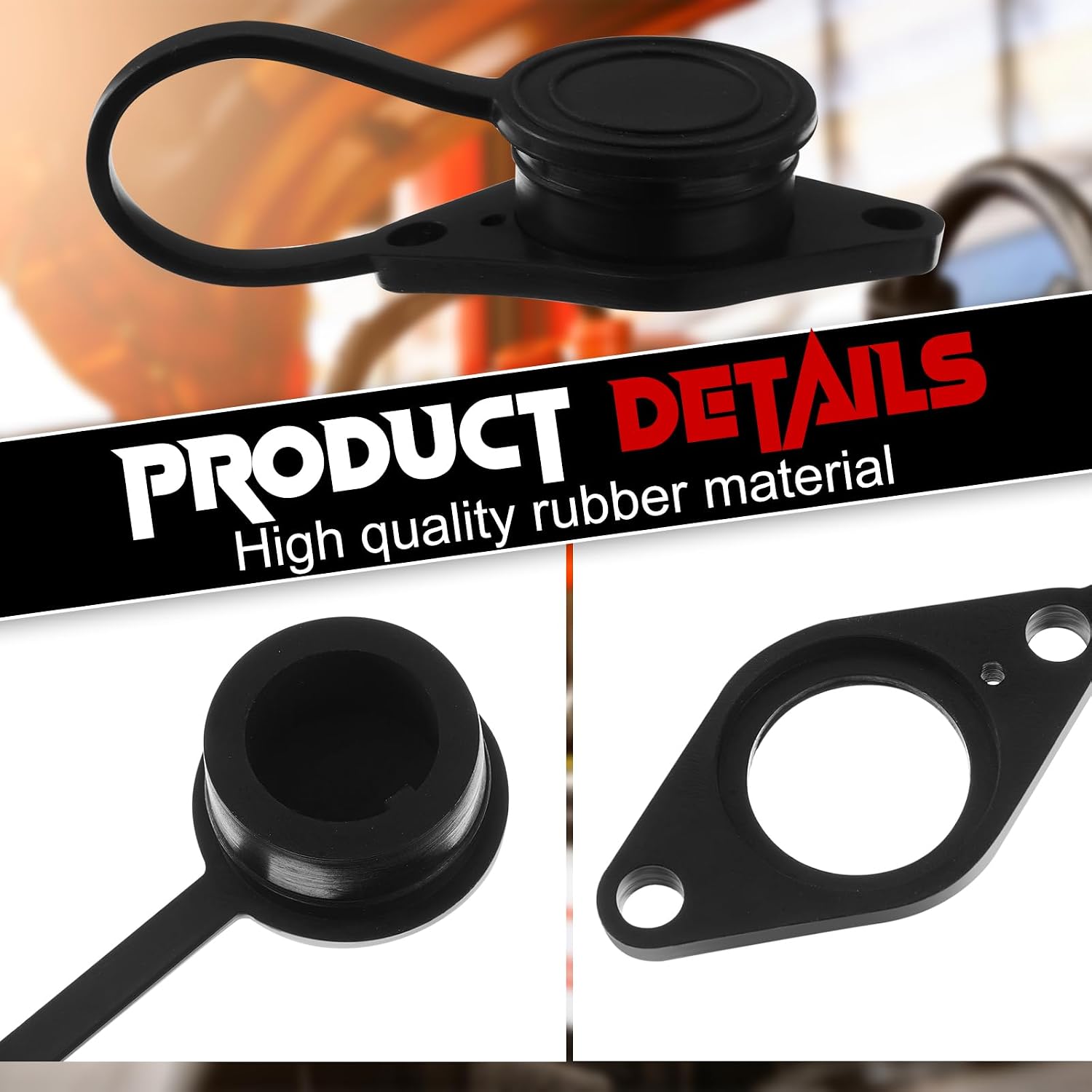 Relaxweex 4 Pcs Winch Remote Control Socket Protector Winch Remote Control Socket Plug Dust Cover Protector Cap Mount Kit for Truck Winches
