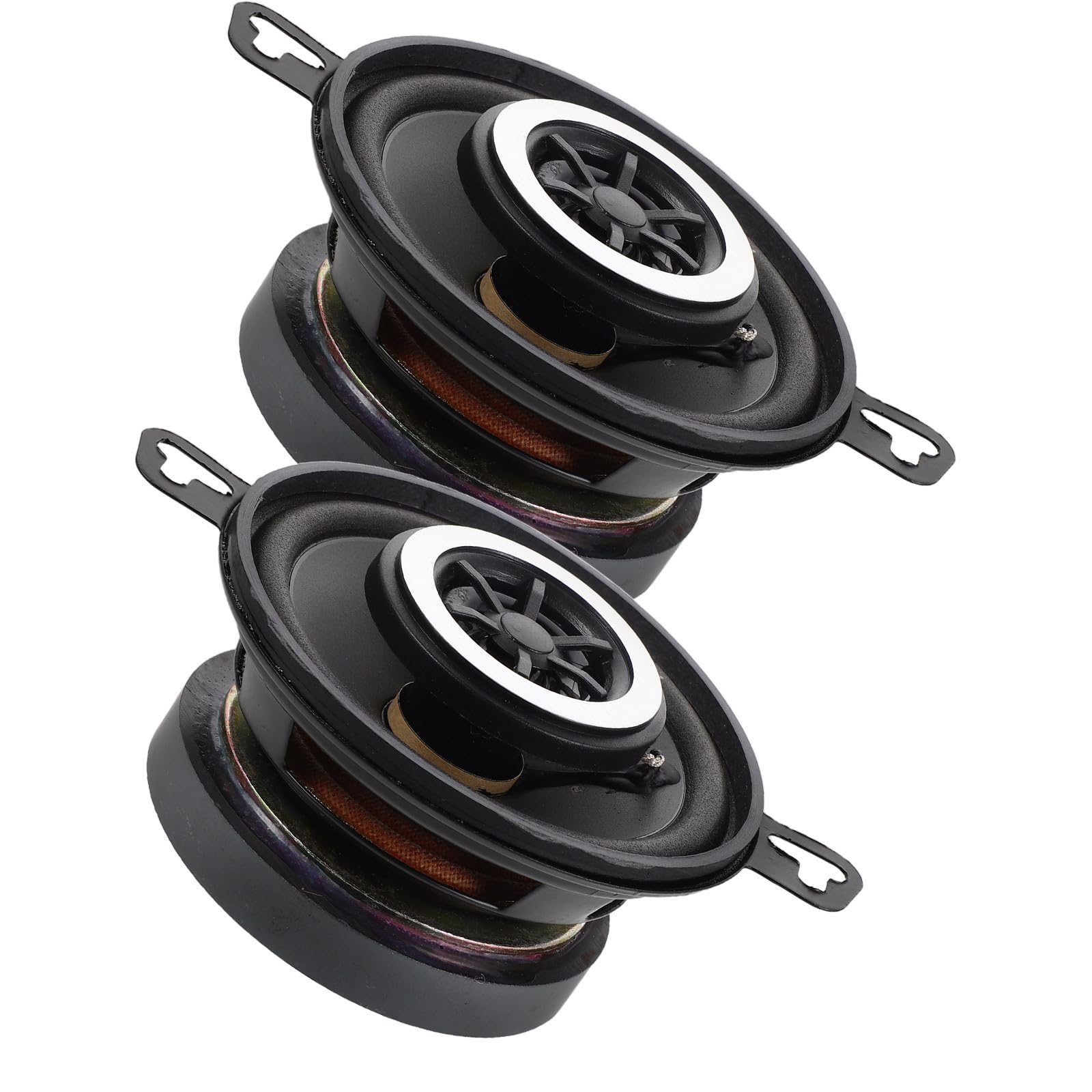 VILLCASE 2 Piezas Altavoces Coaxiales de Coche de 3, 5 Pulgadas en Metal