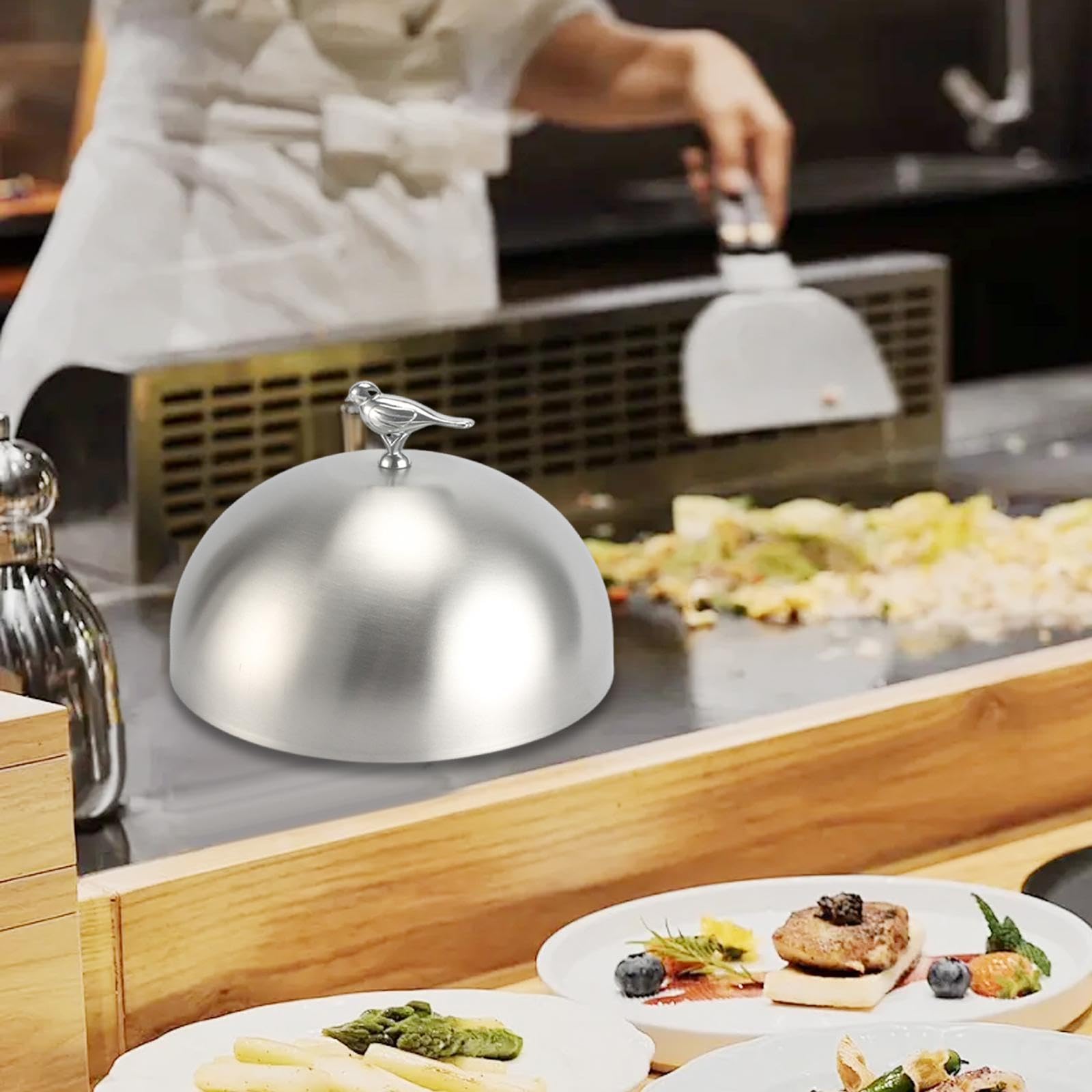 Cloche à Fromage pour Faire Fondre Le Fromage, à Servir dans Les Assiettes et pour La Cuisson, 14cm